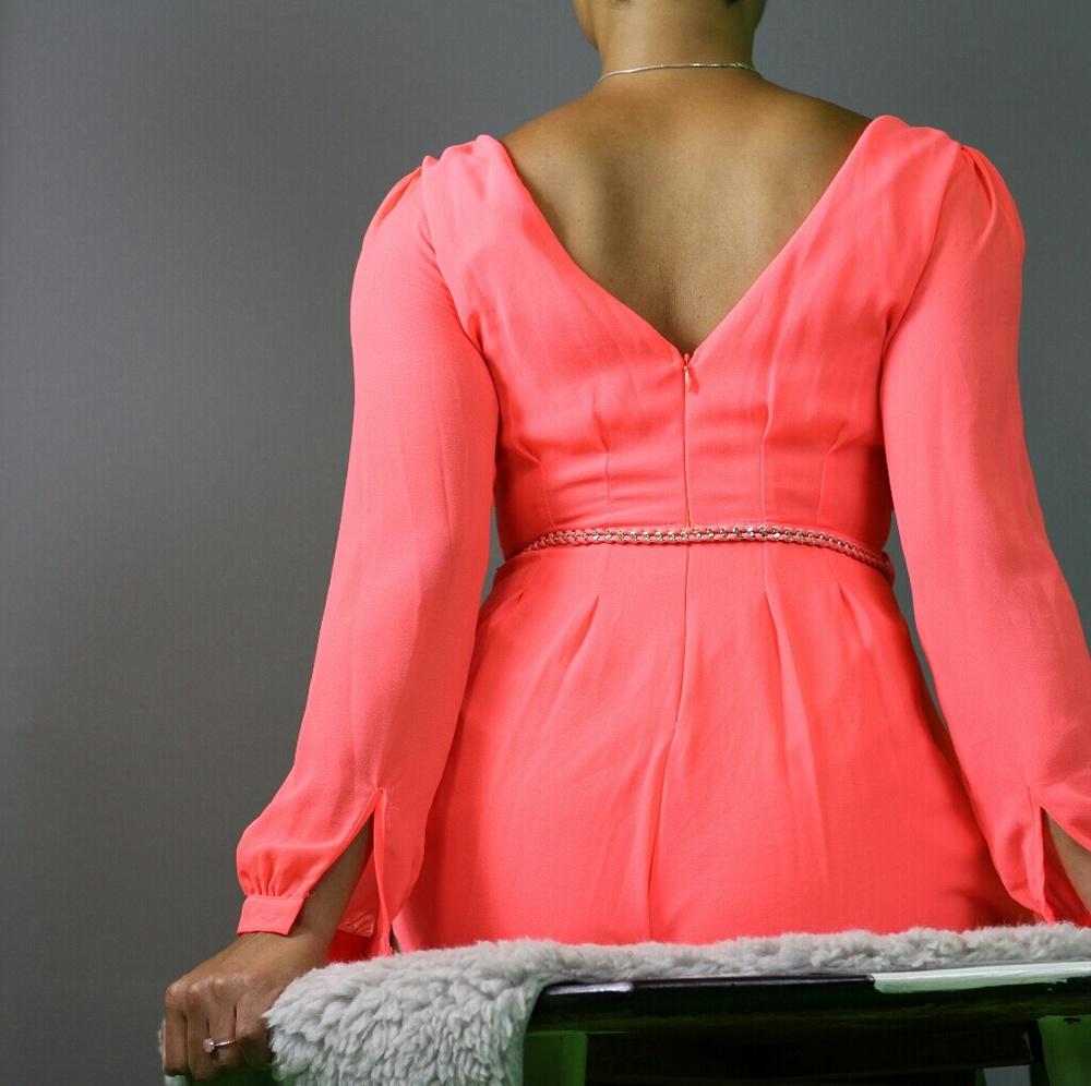 Super cute neon pink Romper